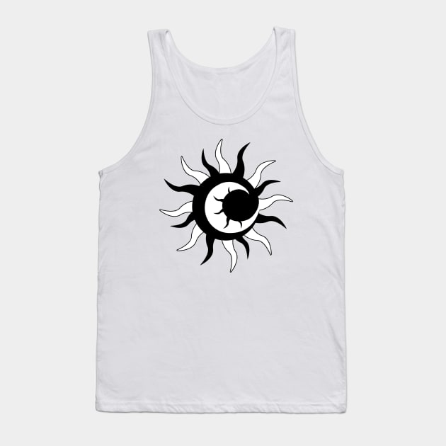 Sun and Moon Inception Tank Top by Kirion